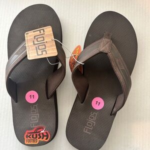 Flojos Dark Brown Sandals